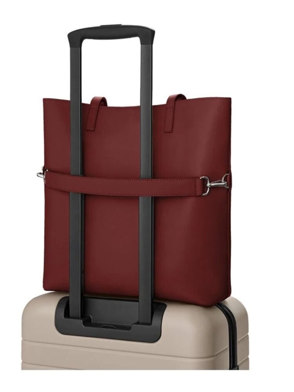 GUC Away Longitude Leather Tote